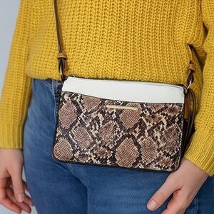 Aldo Stylish Snake Print‎ Crossbody Bag